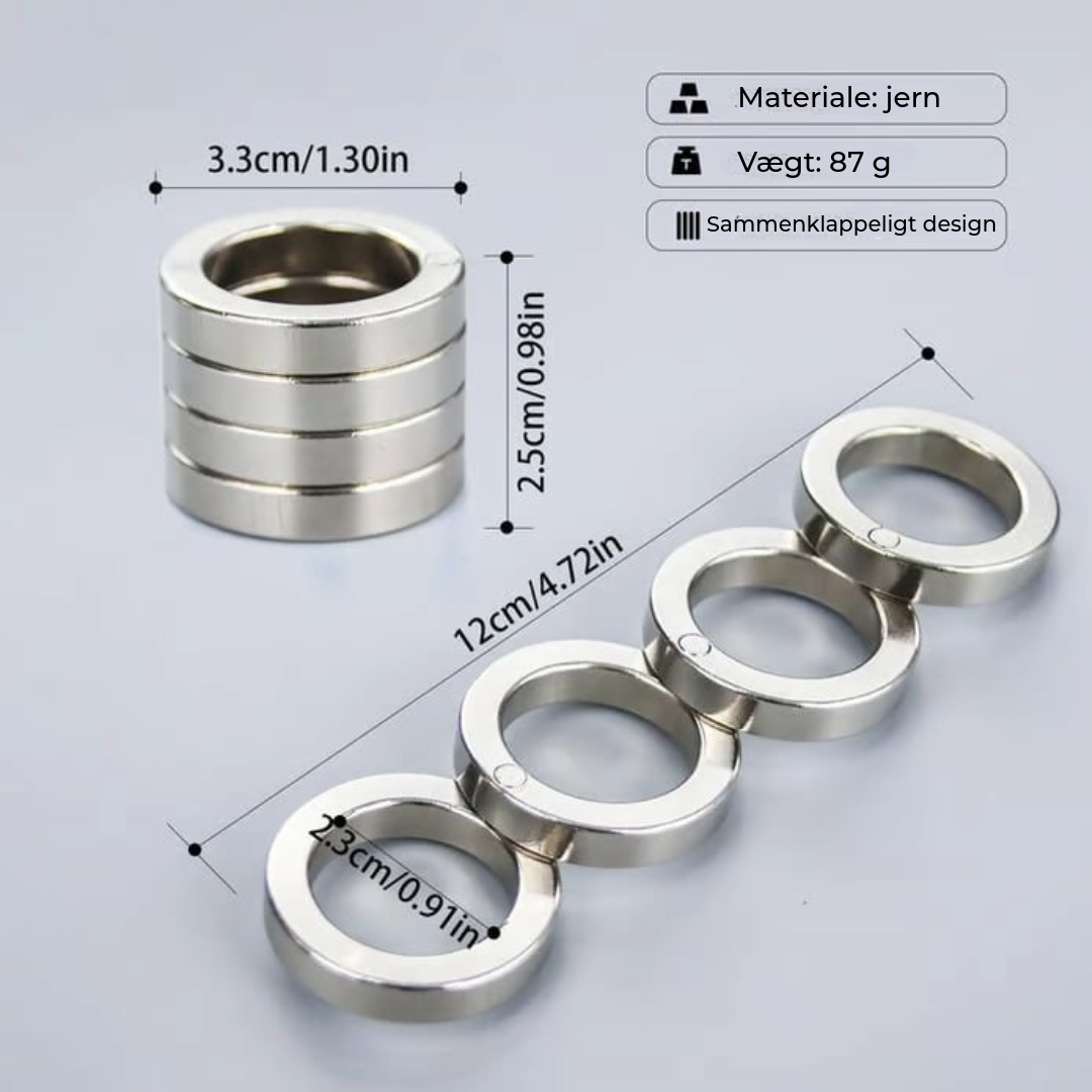 Sammenklappelig Fidget-ring