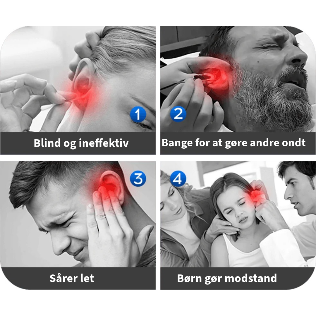Professionel ørevoksfjerner med kamera