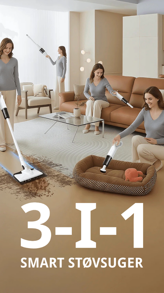 3-i-1 Smart Støvsuger