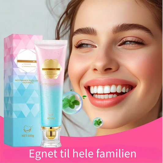 Blegende tandpasta