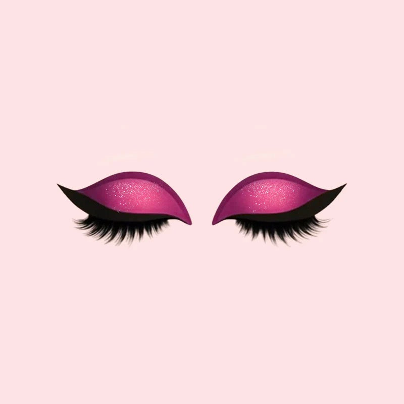 Makeup Klistermærker til Øjenskygge og Øjenvipper
