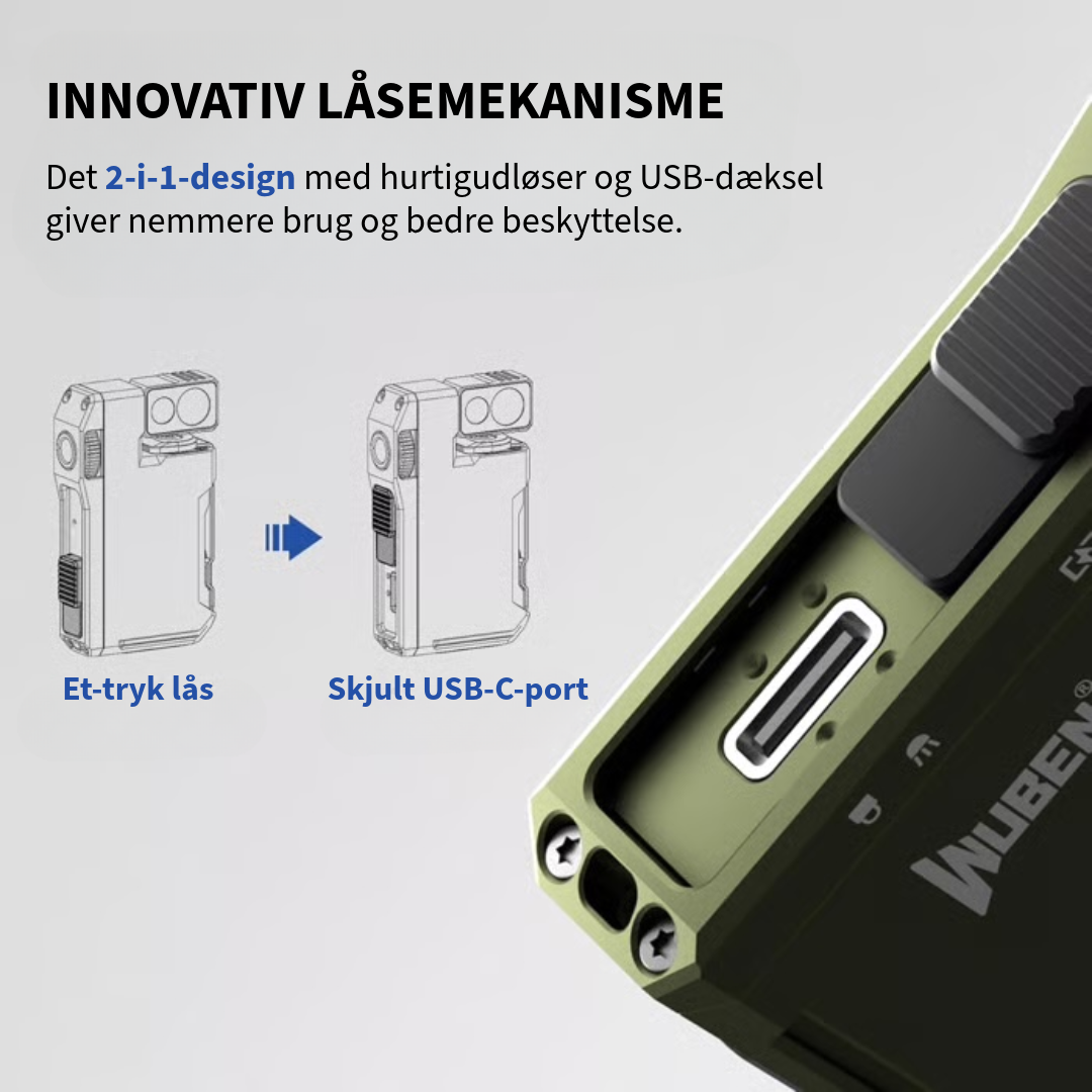 WUBEN™ G5 | Lommelygte med LED