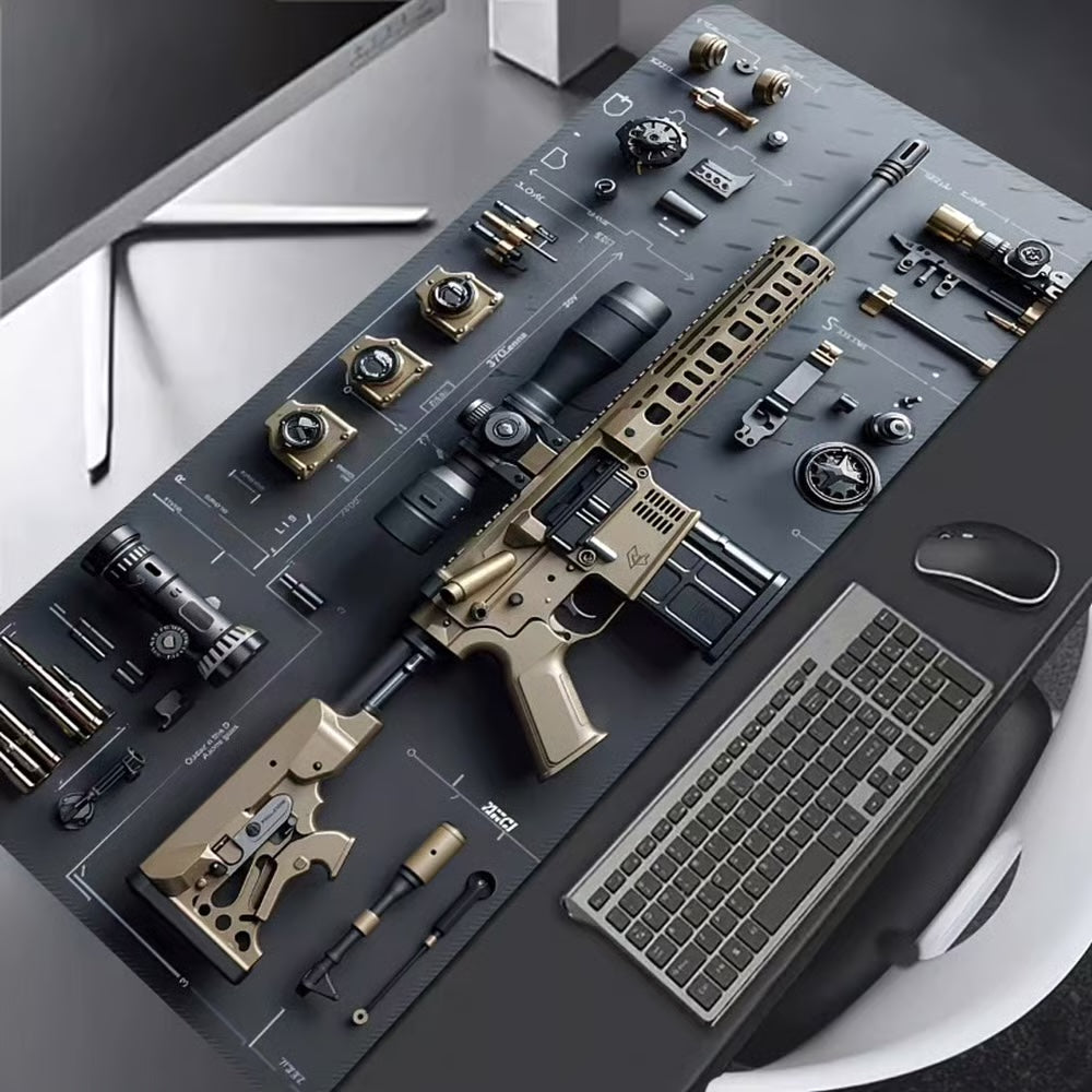 3D militær skrivebordsmåtte