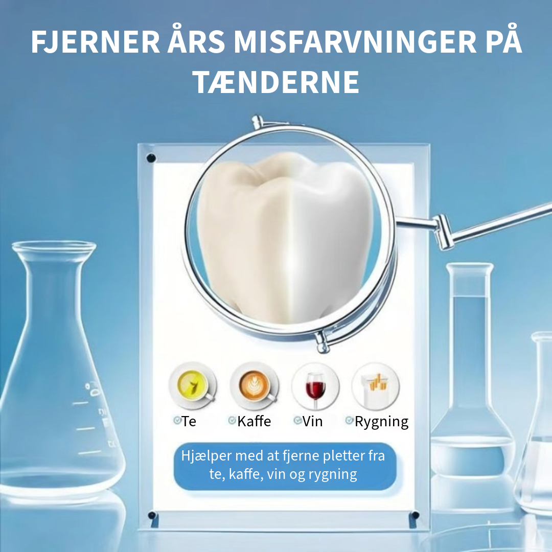 Blegende tandpasta