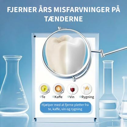 Blegende tandpasta