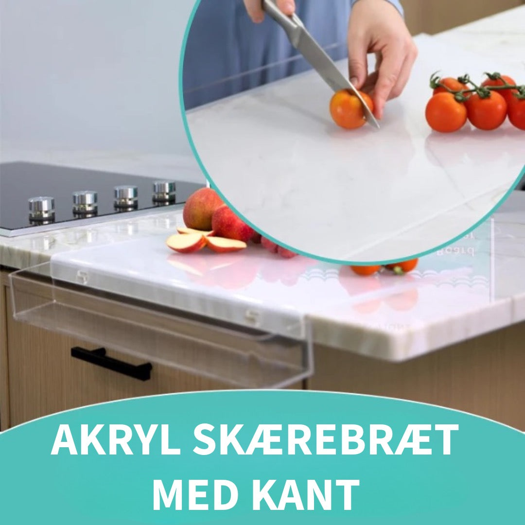 Akryl Skærebræt med Kant