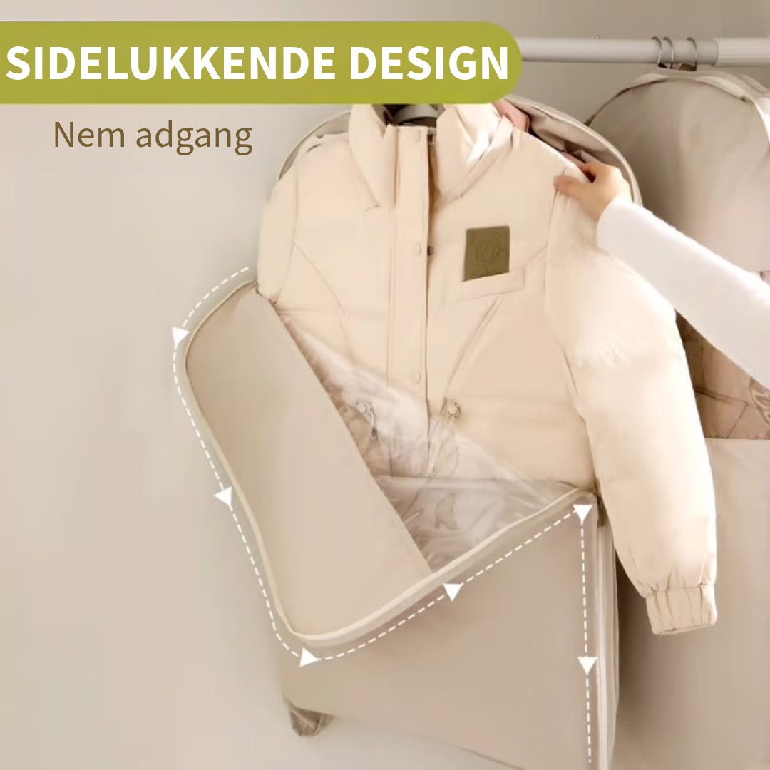 Pladsbesparende Tøjpose