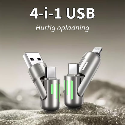 4-i-1 Opladningskabel