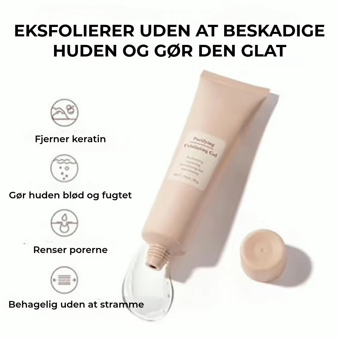 Dybt Rensende Gel med Rensende Enzymer