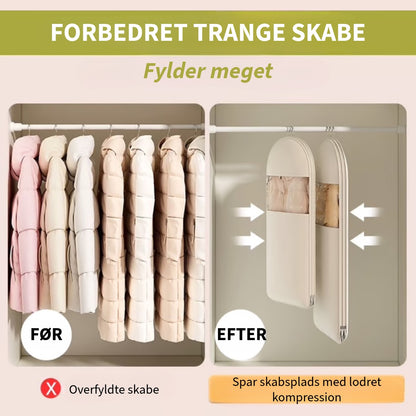 Pladsbesparende Tøjpose