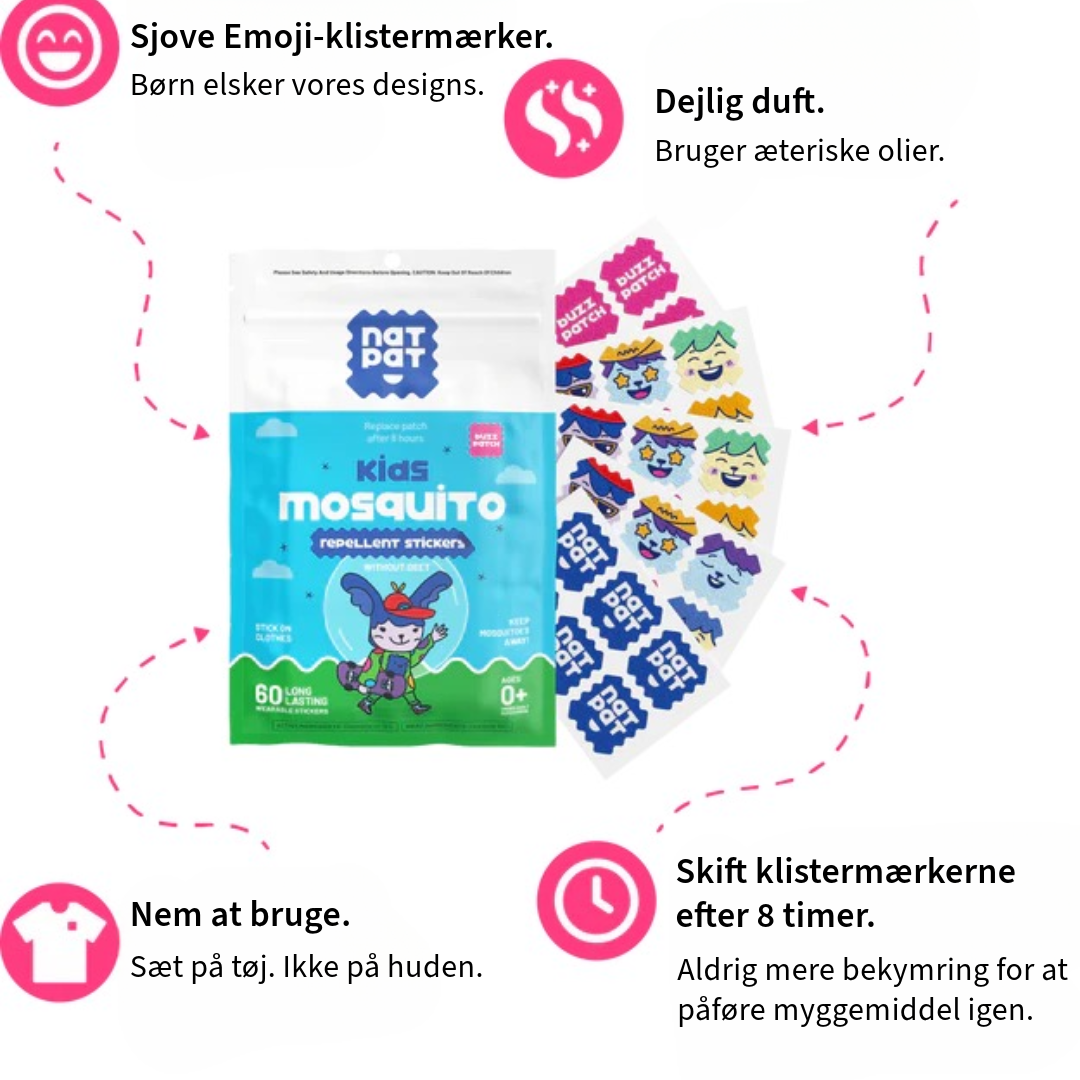 Anti-mygge-klistermærker