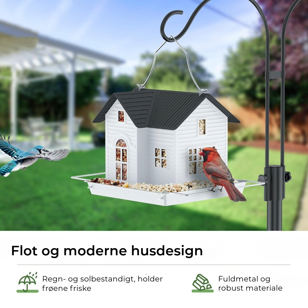 Fuglehus med Solenergi