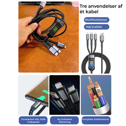 100W 3-i-1 Oplader