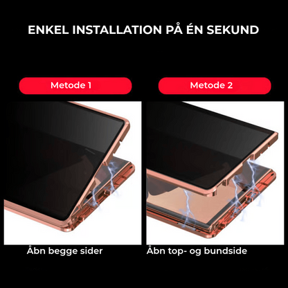 Dobbelt-sidet smartphone-etui